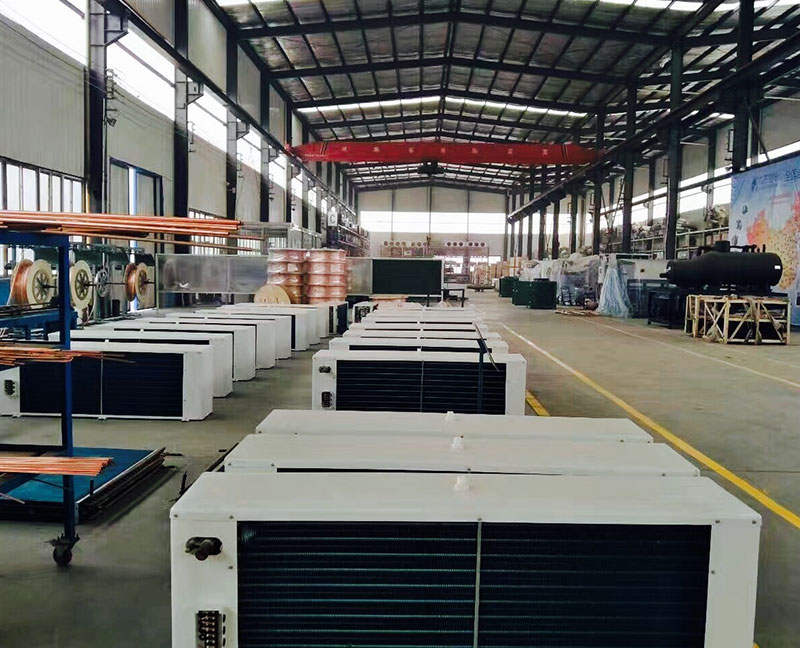 九齐总部工厂一角/扬州九齐制冷设备有限公司